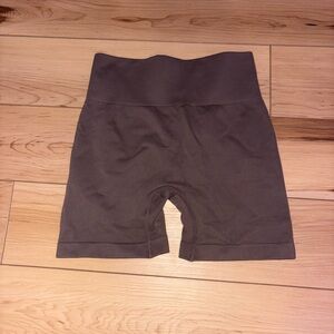 Women's Brown High-Waisted Shorts